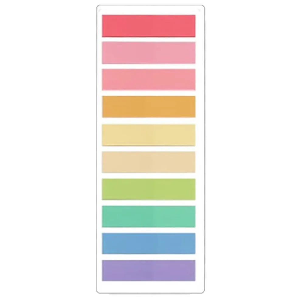 2400S Transparent Colorful Index Creative Memo Pads Office School Stationery Self-Adhesive Stickers Sticky Note Pads