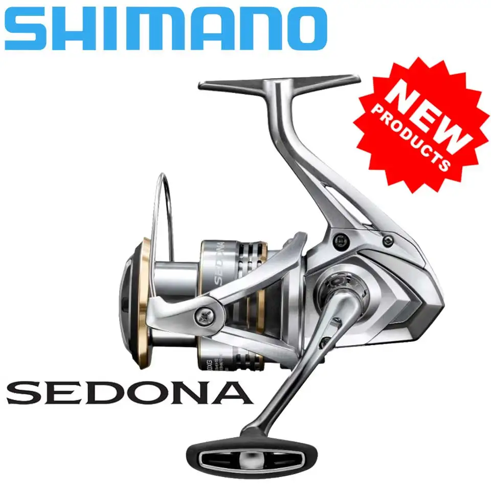Kołowrotki spinningowe SHIMANO SEDONA z 2023 r., przełożenie 5,0:1/6,2:1/4,7:1, 3+1BB, przekładnia HAGANE, moc 3-11 kg, 1000-C5000XG
